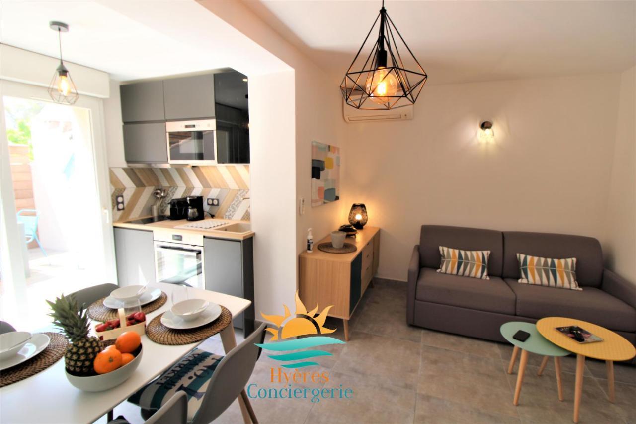 Апартаменти Hyeres-Plage -T2 Neuf Rdj Clim Wifi - La Capte By Hc Екстер'єр фото