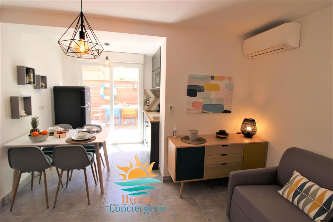 Апартаменти Hyeres-Plage -T2 Neuf Rdj Clim Wifi - La Capte By Hc Екстер'єр фото